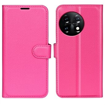Stand lompakkokotelo OnePlus 11 5G, Litchi Texture Book Style PU-nahkainen puhelimen läppäkotelo