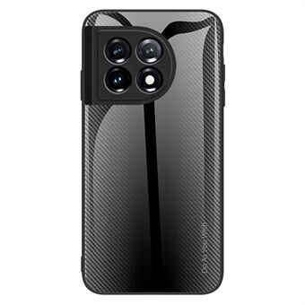 OnePlus 11 5G TPU + karkaistu lasi puhelinkuorelle hiilikuiturakenne matkapuhelimen suojakuori