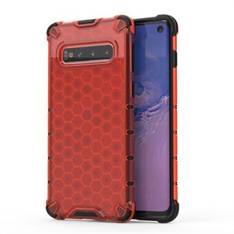 Honeycomb Shock Absorber TPU + PC Hybrid Phone Casing for Samsung Galaxy S10