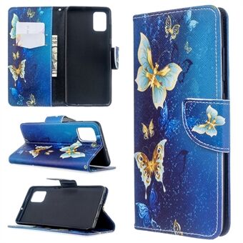 Kuviotulostus lompakkokotelo, nahkainen suojakotelo Samsung Galaxy A51: lle