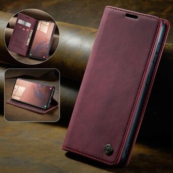 CASEME 013 -sarjan automaattisesti imeytyvä nahkainen lompakko, automaattisesti sulkeutuva Stand Samsung Galaxy A51:lle