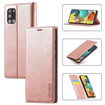 LC.IMEEKE LC Nahkainen lompakko Automaattinen imeytyspuhelinsuoja Samsung Galaxy A51 SM-A515 / M40S