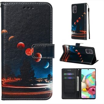 Maalaus nahkainen puhelimen lompakkokotelo Samsung Galaxy Stand :lle