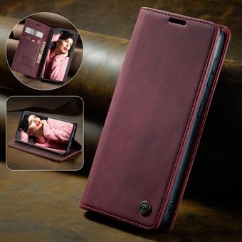 CASEME 013 Series Flip Wallet -nahkainen puhelinkuori Samsung Galaxy A71:lle