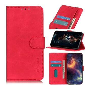 KHAZNEH Retro nahkainen solukotelo lompakolla Samsung Galaxy S20 Plus -puhelimelle