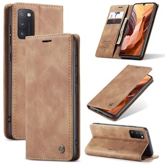 CASEME 013 -sarjan suojakuori automaattisesti imeytyvä nahkainen lompakkokotelo Samsung Galaxy A41:lle (maailmanlaajuinen versio)