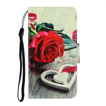 Kuviotulostus Flip Cover Nahkainen Lompakko Stand Kuori Samsung Galaxy Note 20 / Note 20 5G