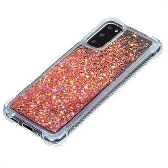 Glitter Powder Quicksand TPU -kuori Samsung Galaxy Note20 Ultra / Note20 Ultra 5G: lle