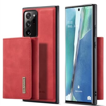 DG.MING M1 Series Kickstand Design PU-nahkapäällysteinen TPU + PC-puhelinkotelo, jossa irrotettava magneettinen lompakko Samsung Galaxy Note20 Ultralle
