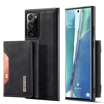 DG.MING M2 -sarjan magneettinen kolminkertainen lompakkojalustainen nahkakotelo Samsung Galaxy Note20 Ultralle