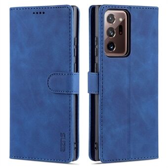 Stand Nahkainen lompakkoteline Folio Flip Card Slots Koko kehoa suojaava puhelimen kuori Samsung Galaxy Note20 Ultralle