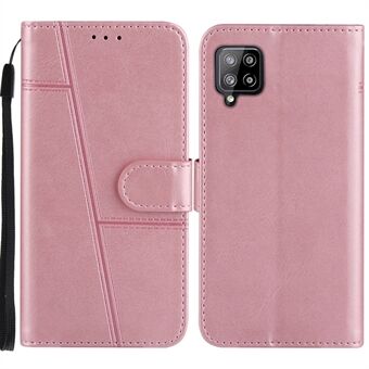 Tiivis ja tiivis nahkainen puhelimen lompakkokotelo Stand ja hihnalla Samsung Galaxy A42 5G:lle