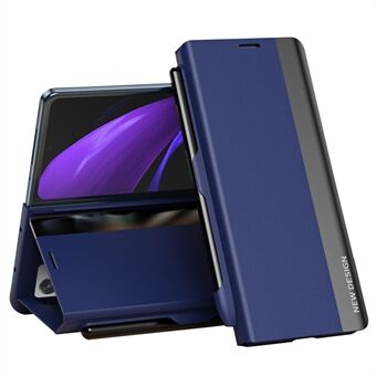 Oli PC-puhelinkotelo Samsung Galaxy Z Fold2 5G:lle putoamisenkestävälle suojakuorelle Iskunkestävä telinekotelo, jossa kynä / Stand