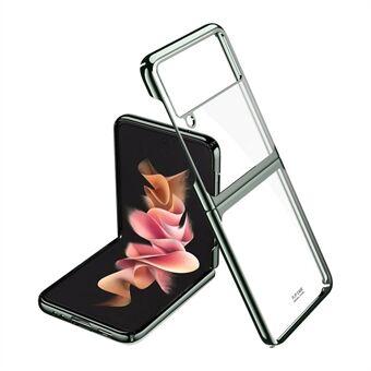 Iskunkestävä Galvanoitu Taitettava Kova PC Phone Shell Matkapuhelinlaukkukotelo Samsung Galaxy Z Flip 5G:lle