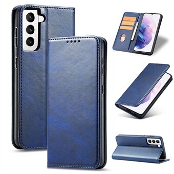 Automaattisesti imeytyvä lompakko TPU + PU- Stand Samsung Galaxy S21 5G: lle
