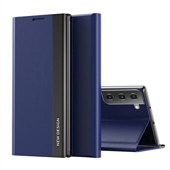 Stand Magneettisesti imeytyvä nahkainen matkapuhelinkuori Samsung Galaxy S21 5G:lle