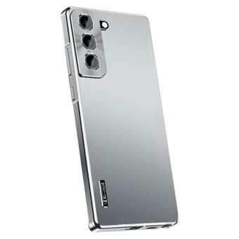 IM-CHEN Samsung Galaxy S21 4G / S21 5G iskunkestävälle kotelolle Scratch ohut mattakotelo, kova PC metallirunkoinen puhelinkuori magneetti-/solkilukolla
