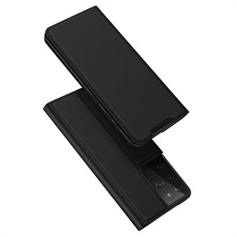 DUX DUCIS Skin Pro -sarjan pudotusta estävä magneettinen Stand Flip nahkainen telinekotelo korttitelineellä Samsung Galaxy S21 Ultra 5G:lle