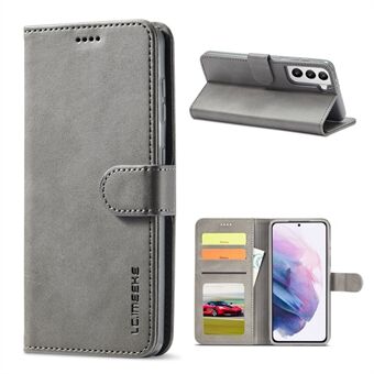 LC.IMEEKE Samsung Galaxy S21:lle + 5G Stand Cover Nahkainen lompakkokotelo