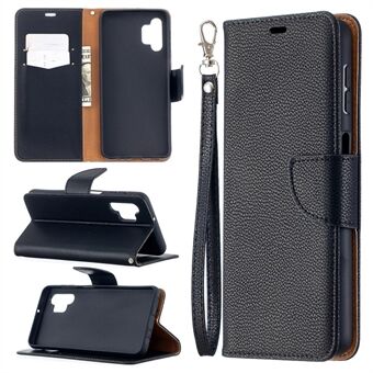 Litchi Texture -lompakko, puhdas, värillinen puhelinkotelo Samsung Galaxy A32 5G: lle