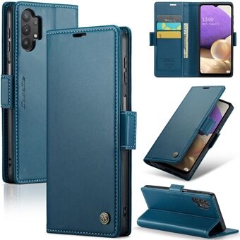CASEME 023 -sarja Samsung Galaxy A32 5G / M32 5G RFID-estävälle puhelimen lompakkokotelolle PU Stand puhelimen suojakuori