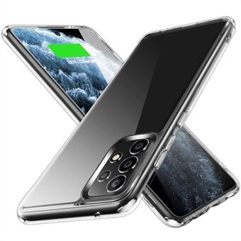 Läpinäkyvä TPU + PC-puhelimen suojus Samsung Galaxy A52 4G/5G/A52s 5G:lle itsenäisillä päällystyspainikkeilla