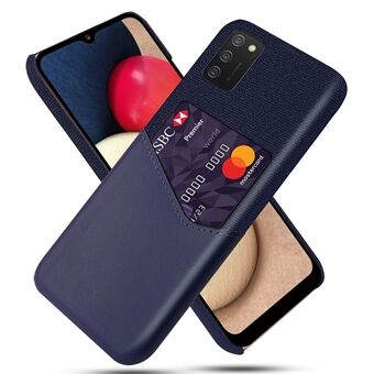 KSQ-korttikotelo + PU-nahkainen takakansi Samsung Galaxy A02s: lle (EU-versio)