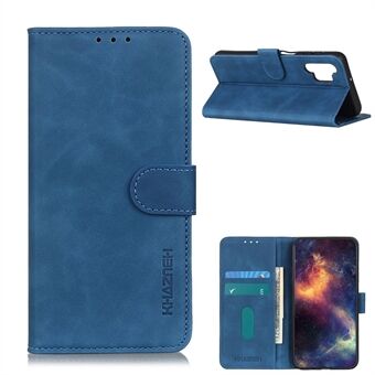 KHAZNEH Wallet Design -puhelinkotelo Samsung Galaxy A32 4G:lle, retrotyylinen PU-nahkainen iskunkestävä läppäkuori Stand