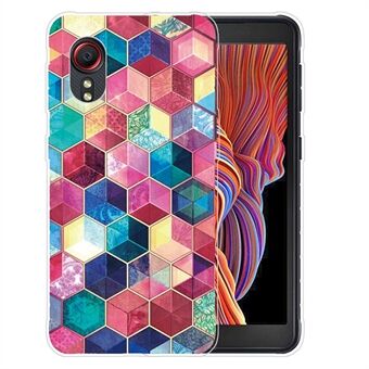 Animal Pattern -sarjan tyylikäs kuviotulostus TPU-puhelimen suojakuori Samsung Galaxy Xcover 5:lle