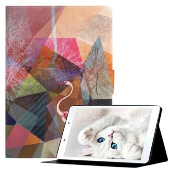 Marmorikuvioinen korttipidike PU-nahkainen tabletin kansi Samsung Galaxy Tab A7 Lite 8,7 tuuman T220 / T225
