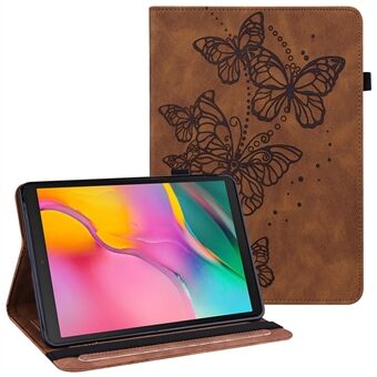 Printing Butterflies Pattern PU-nahkainen tablettitelineen kuori Stand Samsung Galaxy Tab A7 Lite 8,7 tuumalle