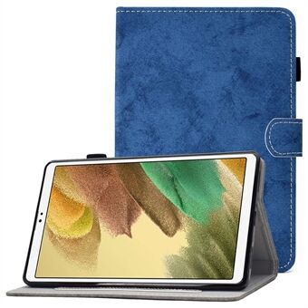 Samsung Galaxy Tab A7 Lite 8,7 tuuman (T220 / T225) Kangasrakenne Tablet-kotelolle Yksivärinen ompelu PU-nahkainen folio Stand Magneettinen kansi korttipidikkeellä