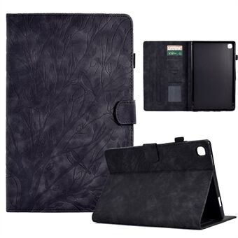 Samsung Galaxy Tab A7 Lite 8,7 tuuman T225 T220 Stand tabletin kotelolle painettu puunahkainen korttikotelon kansi