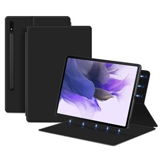 Samsung Galaxy Tab S7 FE Full Body Smart Cover PU-nahkainen Stand magneettinen tablet-kotelo