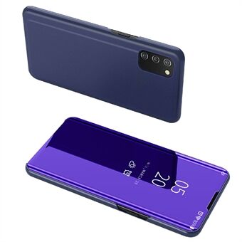 Folio Flip Mirror -kuin pintapinnoitettu PU-nahkainen telinekotelo Samsung Galaxy Stand :lle (166,5 x 75,98 x 9,14 mm)