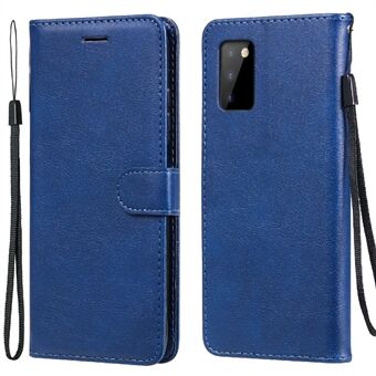 KT Leather Series-2 Solid Color PU-nahkainen puhelinkotelo Lompakkotelineen suojus hihnalla Samsung Galaxy Stand :lle (166,5 x 75,98 x 9,14 mm)