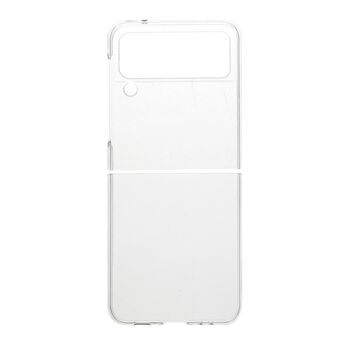 Ultra Slim Fit muovinen kova PC-matkapuhelimen kotelo Galaxy Z Flip3 5G:lle - Läpinäkyvä