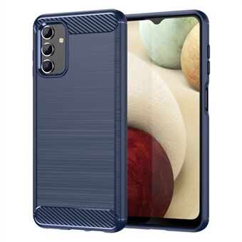 Samsung Galaxy A13 4G / 5G / A04s 1,8 mm:n hiilikuitukuvioinen TPU-kotelo, sormenjäljetön Scratch- harjattu pinta puhelimen suojakuori