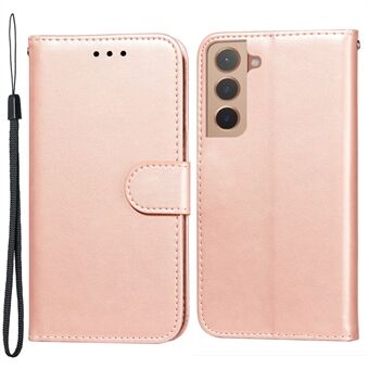 Scratch puhelinsuoja TPU+PU-nahkainen Stand Flip Smart Phone -kotelo Samsung Galaxy S22 5G:lle