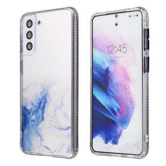 Tyylikäs marmorikuvioinen kova akryyli takapaneeli TPU iskunkestävä suojakotelo Samsung Galaxy S22 5G:lle