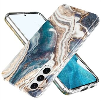 Samsung Galaxy S22 5G GW18 IMD Marble Pattern -iskunkestävälle PC+TPU-kotelon suojakuorelle