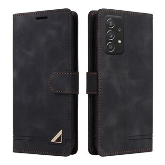 007-sarja Samsung Galaxy A33 5G -nahkaiselle lompakkopuhelinkotelolle, ihokosketussuoja ja Stand