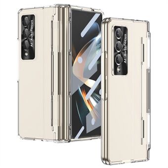 Samsung Galaxy Z Fold4 5G Scratch puhelinkuorelle , HAD oli PC:tä suojaava puhelimen takakansi, jossa näytön Fim-tuki Langaton lataus