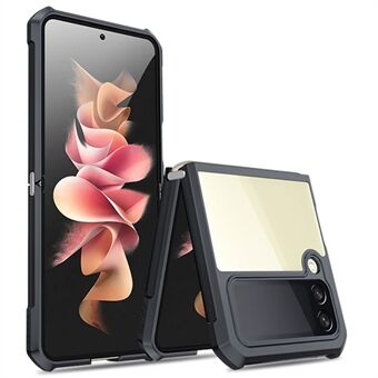 XUNDD Samsung Galaxy Z Flip4 5G Iskunkestävälle turvatyynylle taitettava puhelinkotelo akryyli + TPU suojakuori