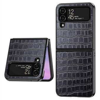 AIORIA Samsung Galaxy Z Flip4 5G Crocodile Texture PU-nahka + PC + TPU-puhelinkotelo Kulutusta kestävä suojakuori