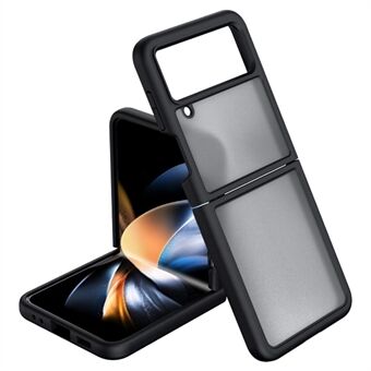 Ultraohut puhelinkotelo Samsung Galaxy Z Flip4 5G:lle, läpikuultava kova PC: Scratch matkapuhelimen suojus