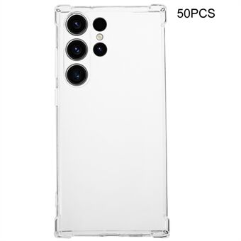50 kpl Samsung Galaxy S23 Ultra Corner Protection 1,5 mm TPU-kotelo Vesileimaton läpinäkyvä puhelimen kansi
