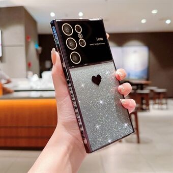 Puhelinkuori Samsung Galaxy S23 Ultralle, Edge Gradient Glitter Powder TPU puhelimen suojakuori