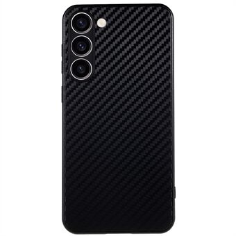 Samsung Galaxy S23+ Anti-Fingerprint Carbon Fiber Case Pehmeä TPU-suojapuhelinkotelo