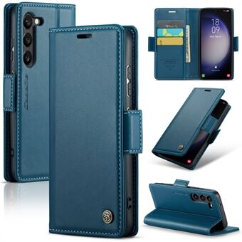 CASEME 023 -sarja Samsung Galaxy S23+:lle Iskunkestävä suojakuori RFID-esto PU-nahkainen puhelinkotelo lompakolla